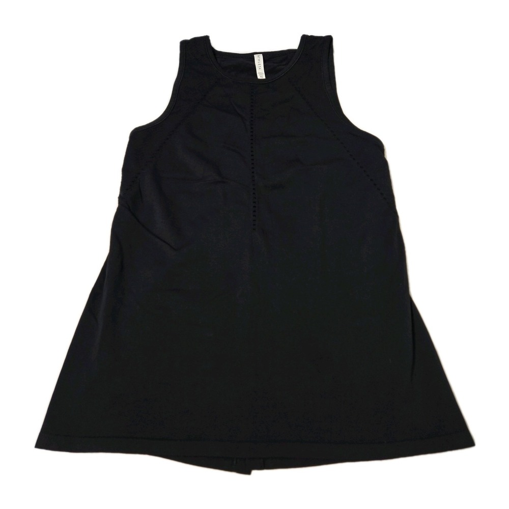 Athleta Foothill Seamless Split Back Tank Black Size XS NWOT